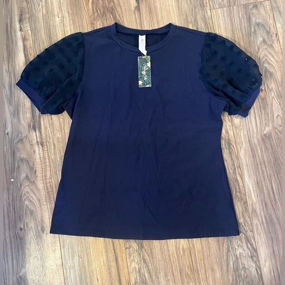 NWT - Blooming Jelly Womens Short Sleeve Blouse Sz XL - Picture 7 of 9